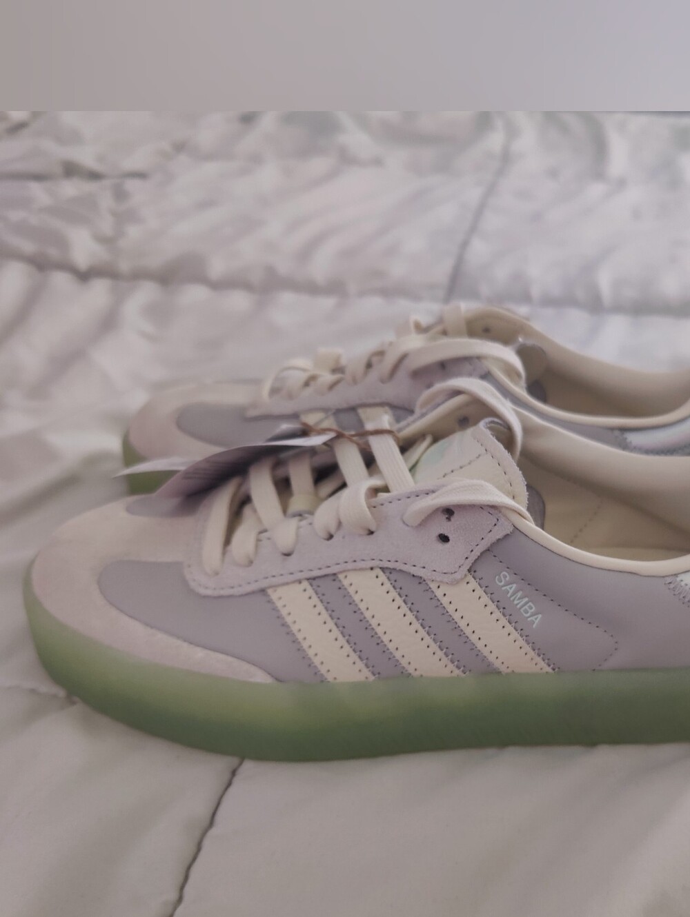 adidas Samba Women's Sneakers with Green Sole